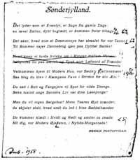 Henrik Pontoppidan til Frederik Hegel d.y. 14.7.1920. 
