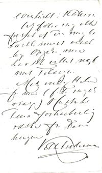 Vilh. Andersen til Henrik Pontoppidan 26.1.1915. side 3