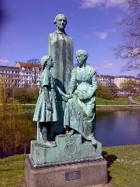 Martinus Galschiøt til Henrik Pontoppidan 23.7.1923. Monument for Natalie Zahle