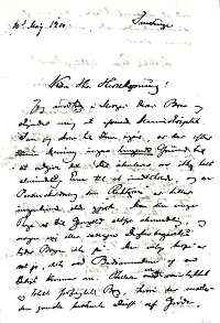 Henrik Pontoppidan til Aage Hirschsprung 10.5.1900. side 1