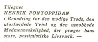 Henrik Pontoppidan til H.P.E. Hansen 26.9.1933. 