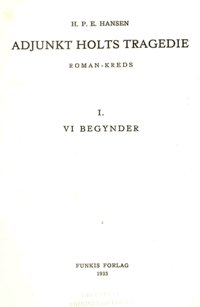 Henrik Pontoppidan til H.P.E. Hansen 26.9.1933. 