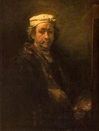 Henri Nathansen til Georg Brandes 30.9.1912. Rembrandt: Selvportræt 1660 Louvre, Paris