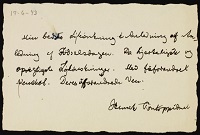 Henrik Pontoppidan til Henri Nathansen 17.6.1943. Skanning, Det Kongelige Bibliotek