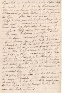 Marie Oxenbøll til Morten Pontoppidan 22.3.1872. 