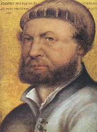L.A. Ring til Johanne Wilde 19.1.1895. Hans Holbein d. Y.Galleria degli Uffizi