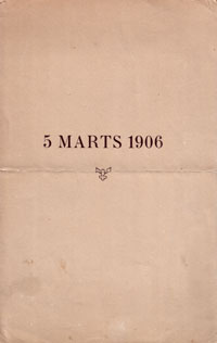 5 Marts 1906