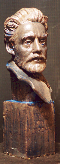 Jacob Bangs buste af Henrik Pontoppidan, 2002