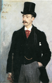 Aage Hirschsprung malt af Køyer