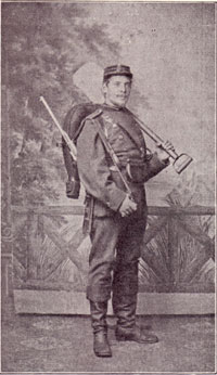 HP som soldat 1880