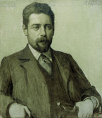 Georg Achens maleri, 1895